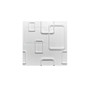 PANEL 3D PLASTICA MODELO D-012 50X50CM 11MM (PZA)