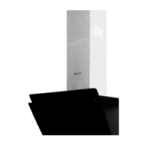 CAMPANA 5200001KA PARED UMARA 600/1KA  A/I CRISTAL NGR 60CM 3 VEL